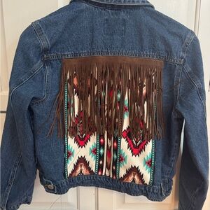 Love Tree Blue Denim Jacket
